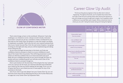 Quarto Career Glow Up Self Help Guided Journal, 6.75" x 9.05", Blue, 160 Pages (9781631068713)