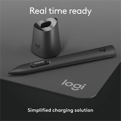 Logitech MX Ink Mixed-Reality (MR) Stylus Pen for Meta Quest 2, Meta Quest 3, and Meta Quest 3S, Black (914-000087)