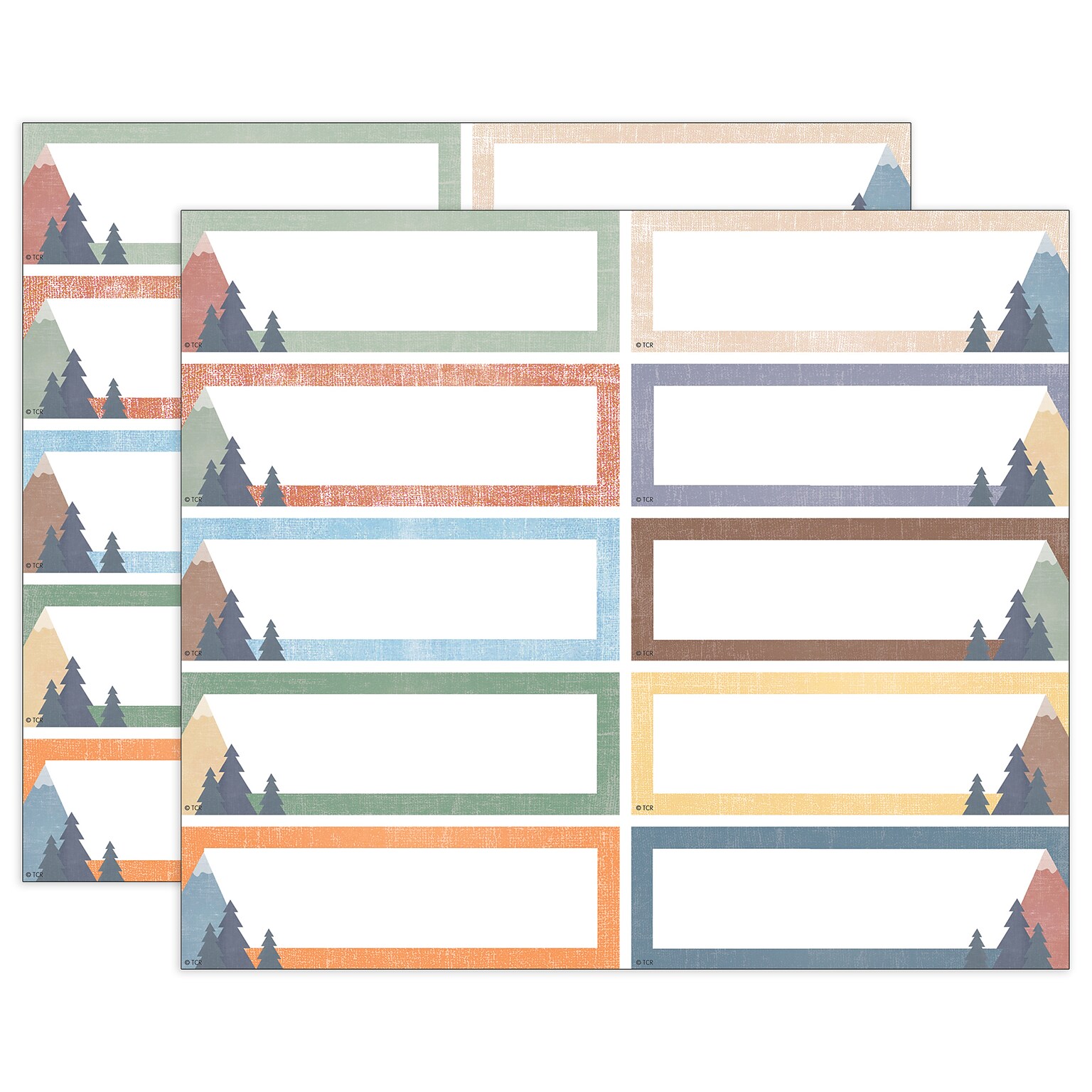 Teacher Created Resources Moving Mountains Magnetic Labels Accents, Multicolored, 20/Pack, 2 Packs (TCR77065-2)