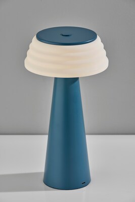 Adesso Jacky LED Table Lamp, Dusty Blue (3112-07)