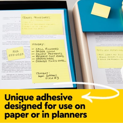 Post-it Pop-up Notes, 3" x 3", Beachside Café Collection, 90 Sheet/Pad, 12 Pads/Pack (R330UALT)