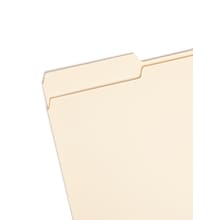 Smead File Folder, 1/3- Cut Tab Left Position, Legal Size, Manila, 100/Box (15331)