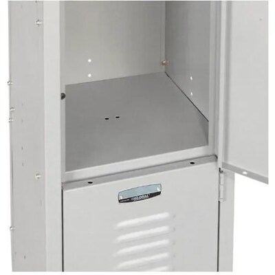 Global Industrial Paramount 2-Tier 6-Door Locker, 36"W x 18"D x 78"H, Gray (652179GY)