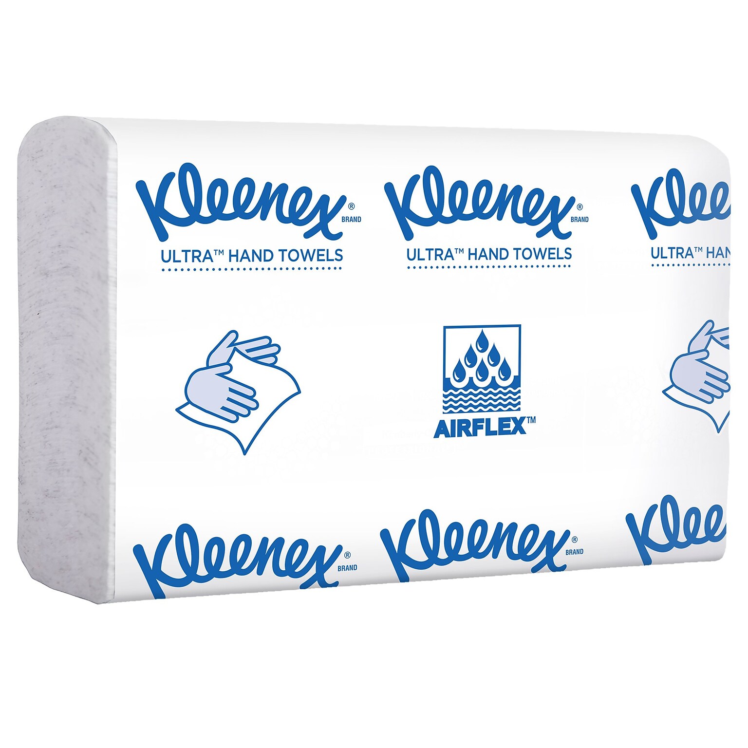 Kleenex Reveal Multifold Paper Towels, 2-Ply, White, 150 Sheets/Pack, 16 Packs/Carton (46321)