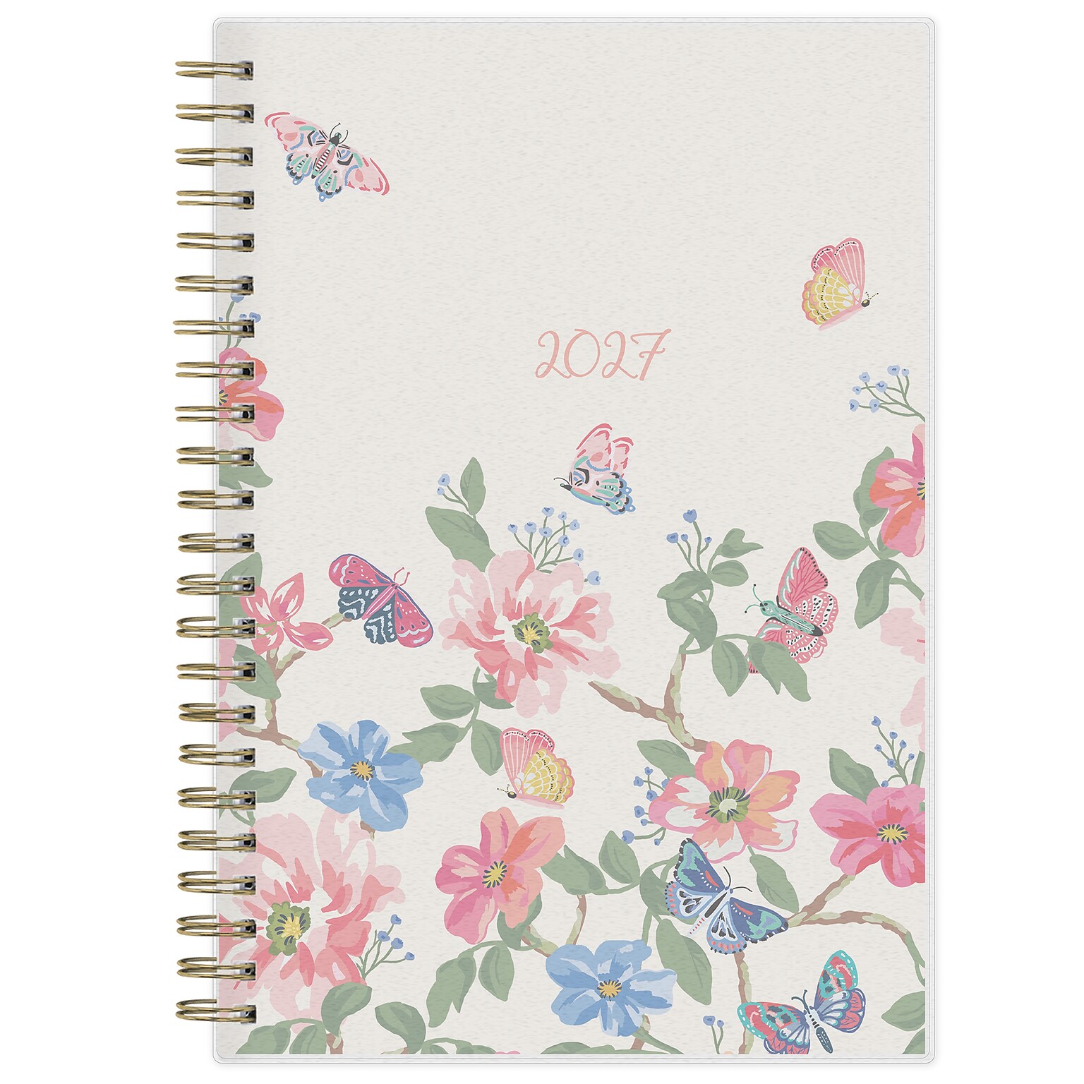 2027 Blue Sky Fly By 5 x 8 Calendar Year Weekly & Monthly Planner, Plastic Cover (140196-27)