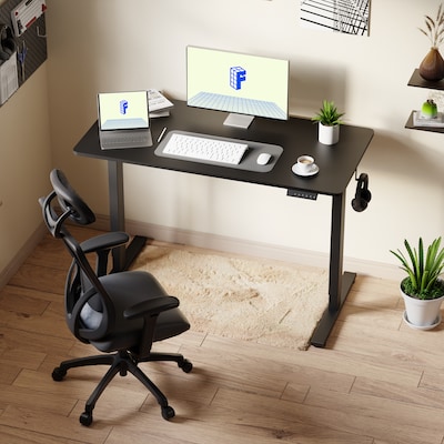 Flexispot EZ2 48"W Electric Adjustable Standing Desk, Black (EZ2B-E)