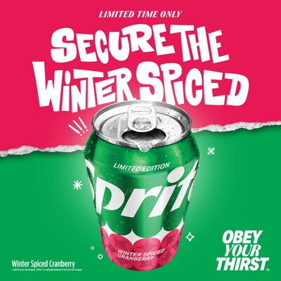 Sprite Winter Spiced Cranberry, 12 oz., 24 Cans/Pack (A-0005117)