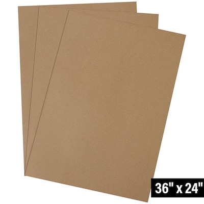 24 x 36 Chipboard Pad, Kraft, 110/Carton (CP2436)