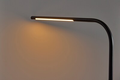 Adesso Cullen LED Desk Lamp, 24"H, Black (4353-01)