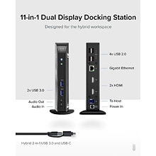 Plugable USB-C Dual HDMI Docking Station  (UD-3900C)