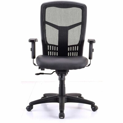 Lorell Executive High-Back Swivel Chair, Black (LLR86245)