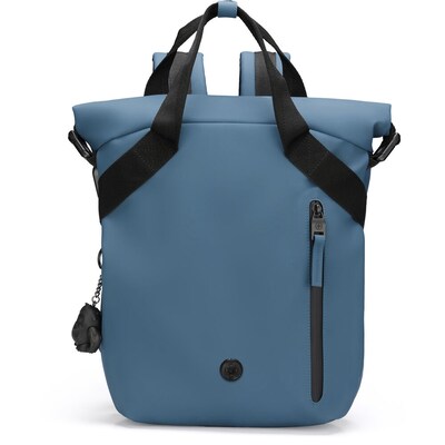SwissDigital LAMONE Rolltop Laptop Compatible Backpack, Medium, Dark Blue (SD1686-16)