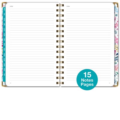 2025-2026 Global Printed Products Boho Ikat 5.5" x 8" Weekly & Monthly Planner, Paper Cover, Multicolored (NAD26-58-83)