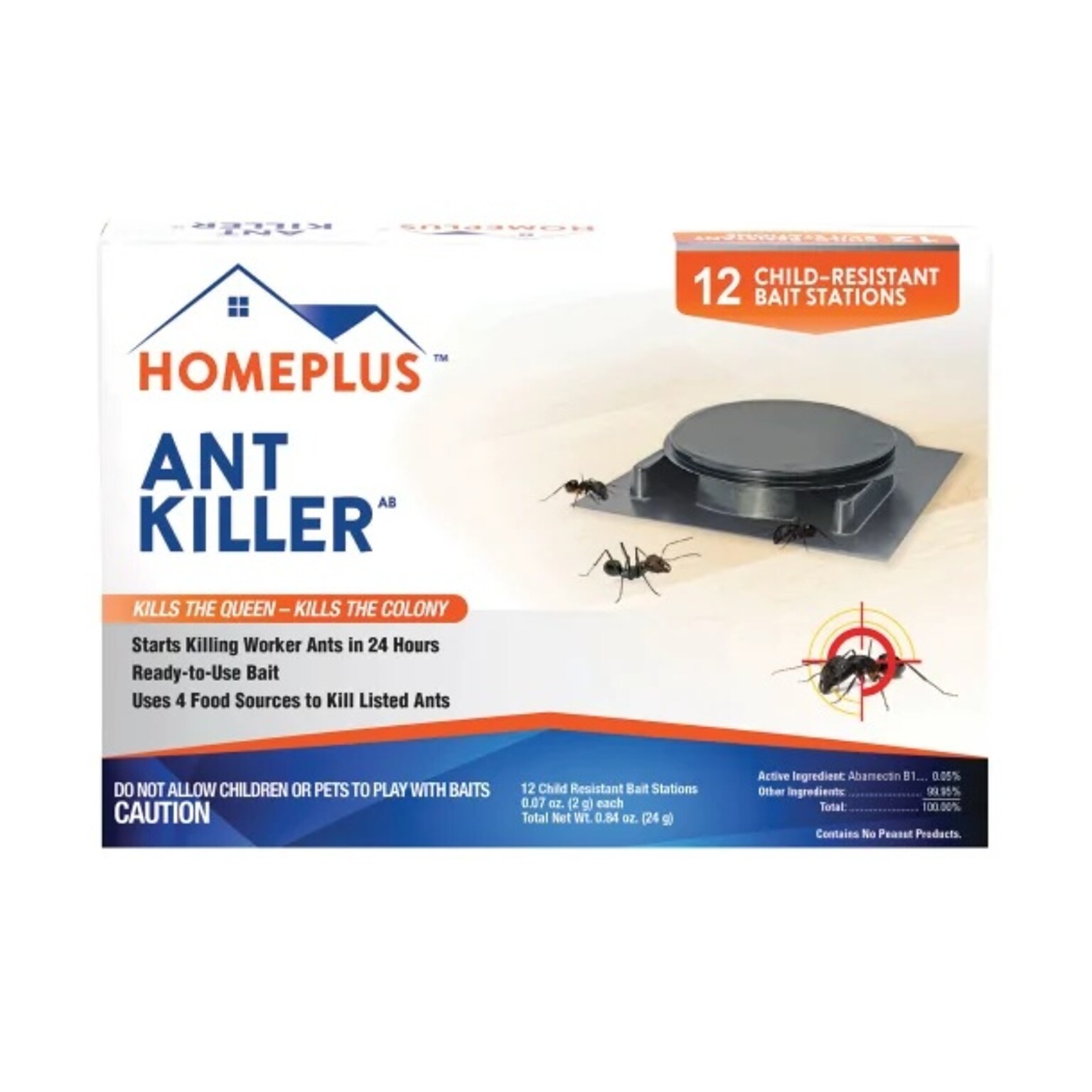 Home Plus Plastic Ant-Killing Systems, 12/Pack (PLASBON)