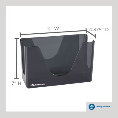 Georgia-Pacific Folded Paper Towel Dispenser, Smoke (56640)