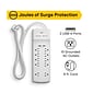 NXT Technologies™ 10-Outlet 2 USB Surge Protector, 6' Braided Cord, 3000 Joules (NX54318)