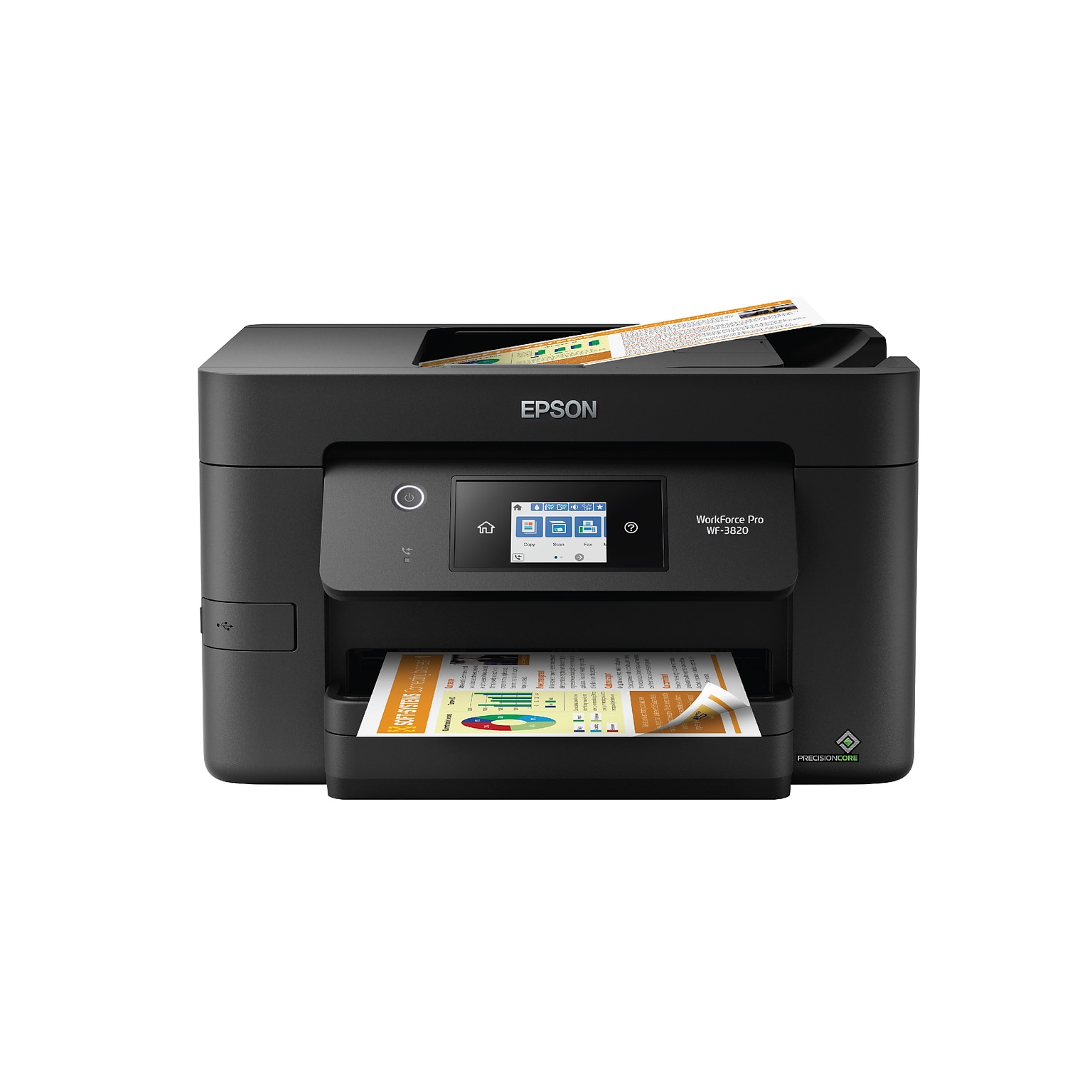 Epson WorkForce Pro WF-3820 Wireless Color All-in-One Inkjet Printer (C11CJ07201)