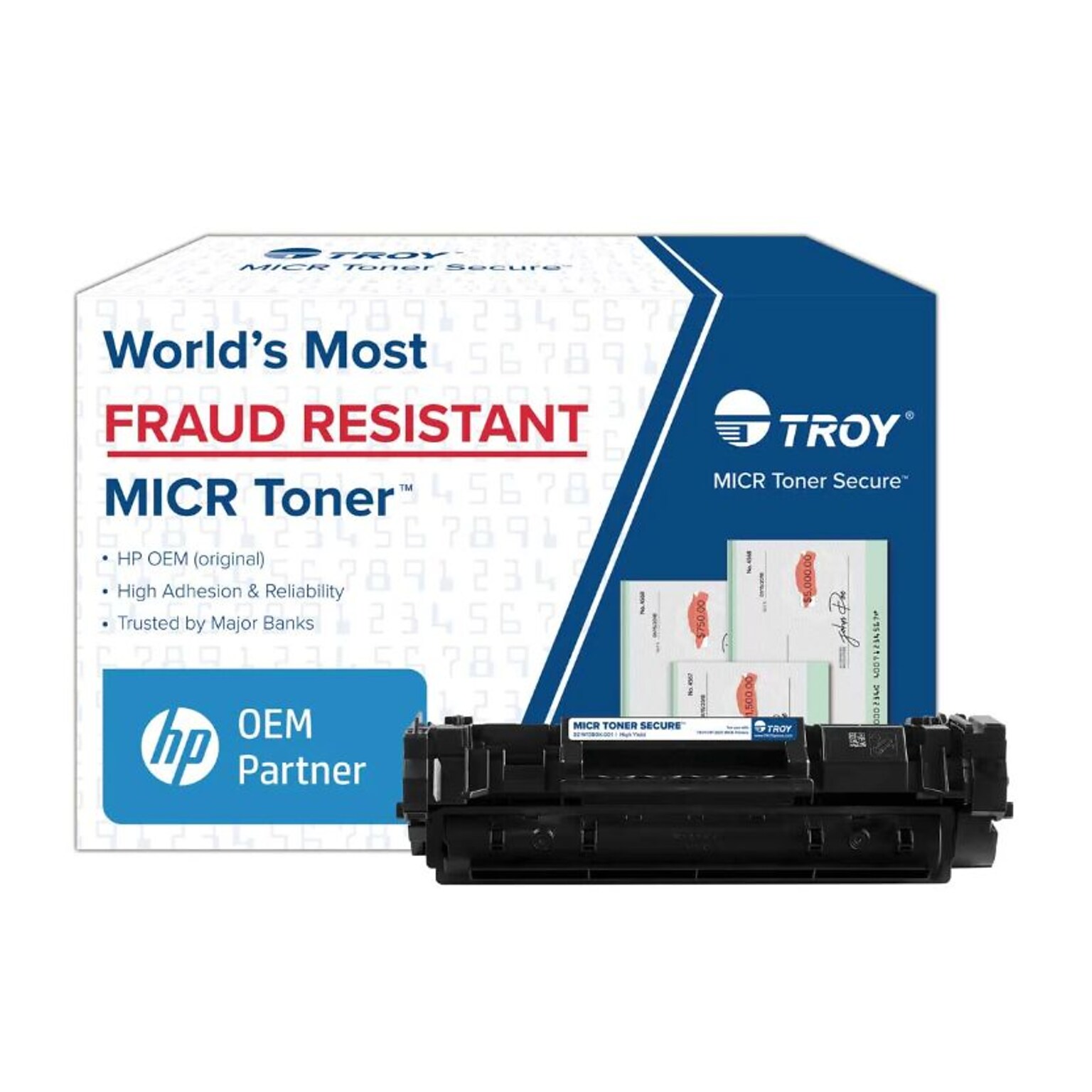 TROY 3001 MICR Toner Secure High Yield Cartridge (02-W1380X-001)