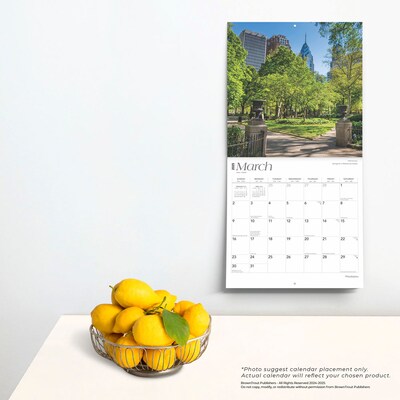 2025 BrownTrout Philadelphia 12" x 12" Monthly Wall Calendar (9781975475536)
