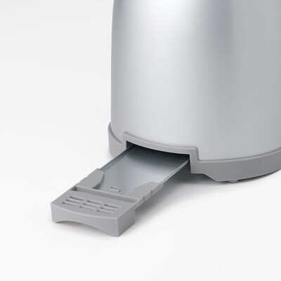 Betty Crocker 2-Slice Pop-Up Toaster, Silver (BC-4621S)