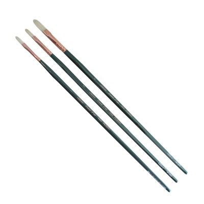 Silver Brush Natural Hog Filbert, Filbert Brush, 4/Pack (SLVGP1075)