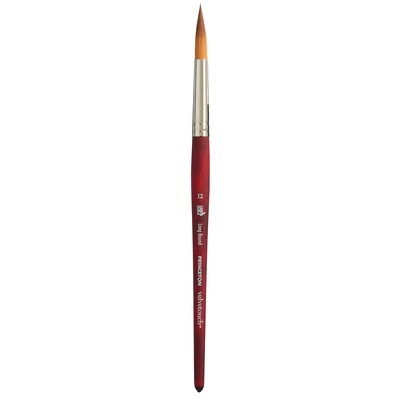 Princeton Velvetouch Mixed Media Synthetic Long Round Brush, 2/Pack (PBXP3950LR12-2)