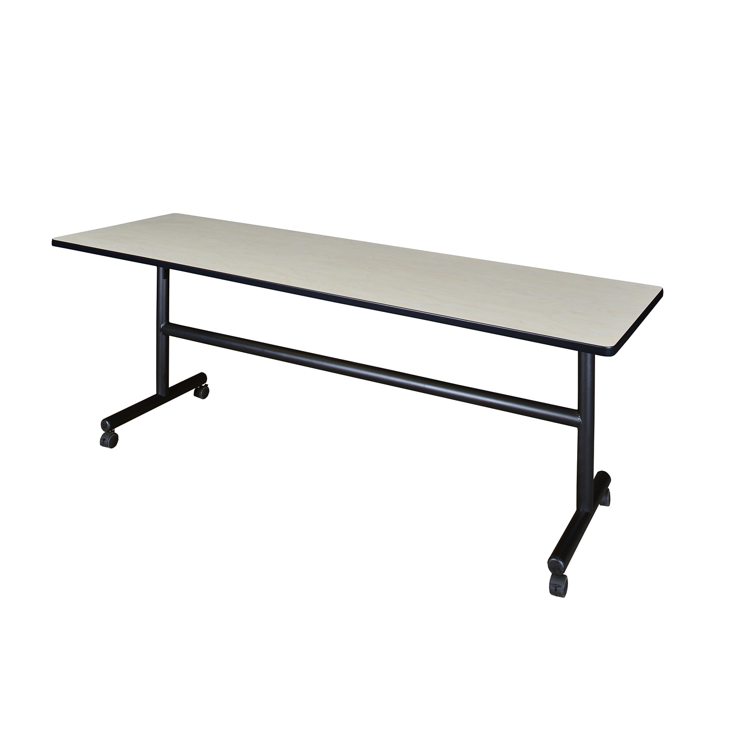 Regency 84 Metal & Wood Kobe Flip Top Training Table, Maple (MKFT8424PL)