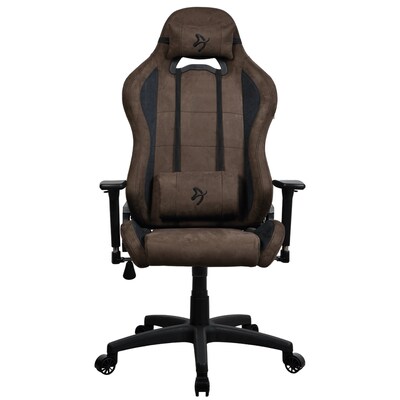 Arozzi Torretta Supersoft Microfiber Ergonomic Racing Gaming Chair, Brown (TORRETTA-SPSF-BWN)