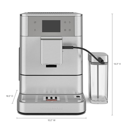 KitchenAid KF7 Pump/Automatic Espresso Machine, Brushed Stainless (KES8557SX)