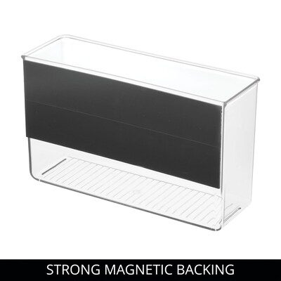 iDesign Magnetic Organizer Bins for Laundry Room - Holds Stain Removers, Dryer Sheets, and Detergent Pods