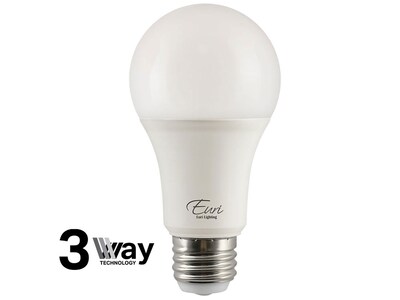 Viribright 4/8/12-Watt Cool White 3-Way LED General-Purpose Bulb, 6/Box (450103-ES)