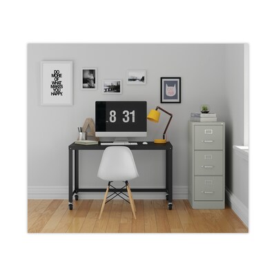 Alera Vertical Letter File Cabinet, 3 Letter-Size File Drawers, Light Gray, 15 x 22 x 40.19