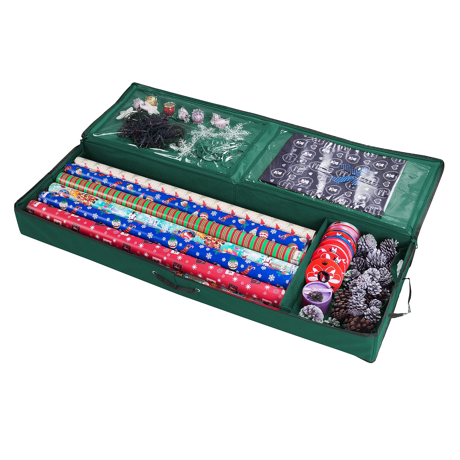 Elf Stor Wrapping Paper Storage Organizer, Green (83-DT5528)