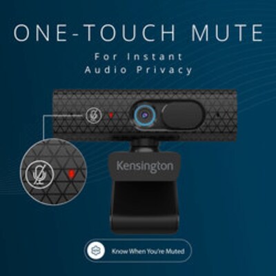 Kensington W3050 EQ 1080p Auto Focus Webcam, Black (K81172WW)