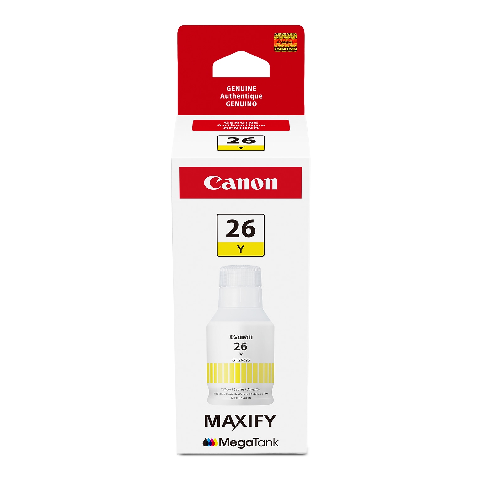 Canon GI-26 Yellow High Yield Ink Cartridge Refill (4423C001)