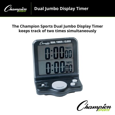 Champion Sports Digital Timer, Black (DC100)