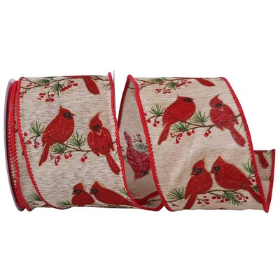 JAM Paper Ribbon, Natural/Red Cardinals (52640348548)