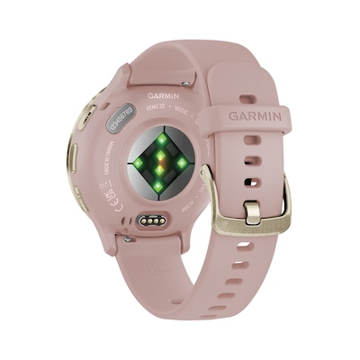 Garmin Venu 3S Smartwatch, GPS, 41mm, Dust Rose Silicone Band (010-02785-03)