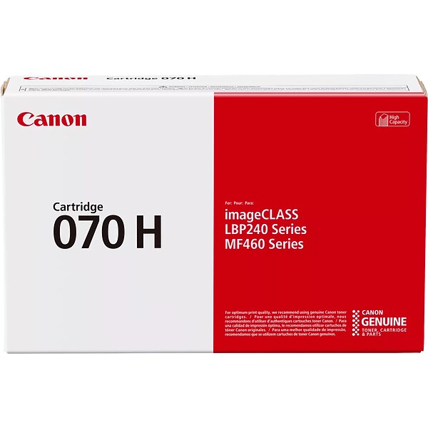 Canon 070H Black High Yield Toner Cartridge (5640C001)