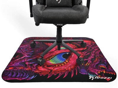 Arozzi ZONA Quattro Collection Carpet & Hard Floor Chair Mat, Crawling Chaos (AZ-ZONA-QTRO-CHAOS)