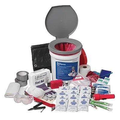 MobileAid Shelter-In-Place 25-Person Lockdown Emergency Preparedness Kit (31001)