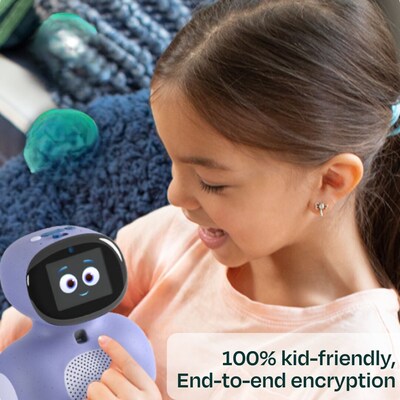 Miko Mini AI-Powered Smart Robot for Kids, Purple (EMK4P)