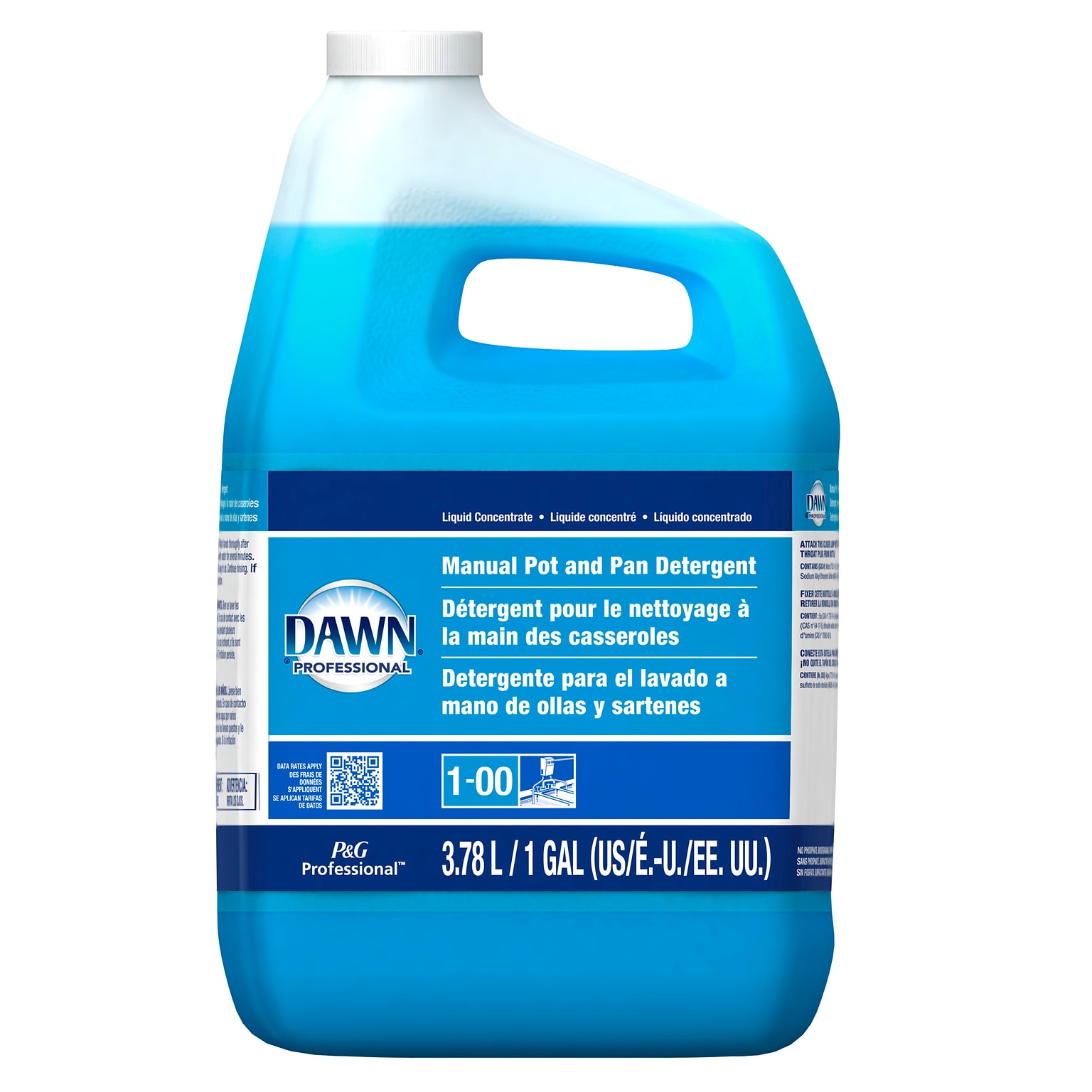 Dawn Professional Manual Pot and Pan Detergent, Closed Loop, 1 Gallon,  4/Carton (57446)