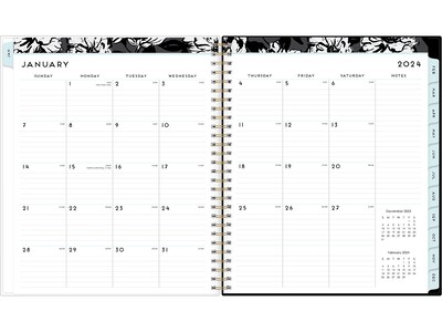 2024 Blue Sky Baccara Dark 8 x 10 Monthly Planner, Multicolor (110216-24)