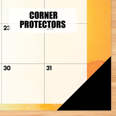 2026 Willow Creek Rainbow Gradient 17" x 12" Monthly Desk Pad Calendar (57155)