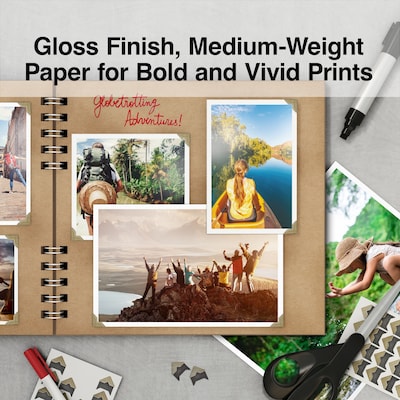 Staples® Premium Glossy Photo Paper, 4" x 6", 100 Sheets/Pack (ST17673)