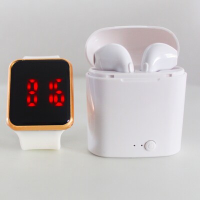 ZTECH Watch & Wireless Earbuds Set
