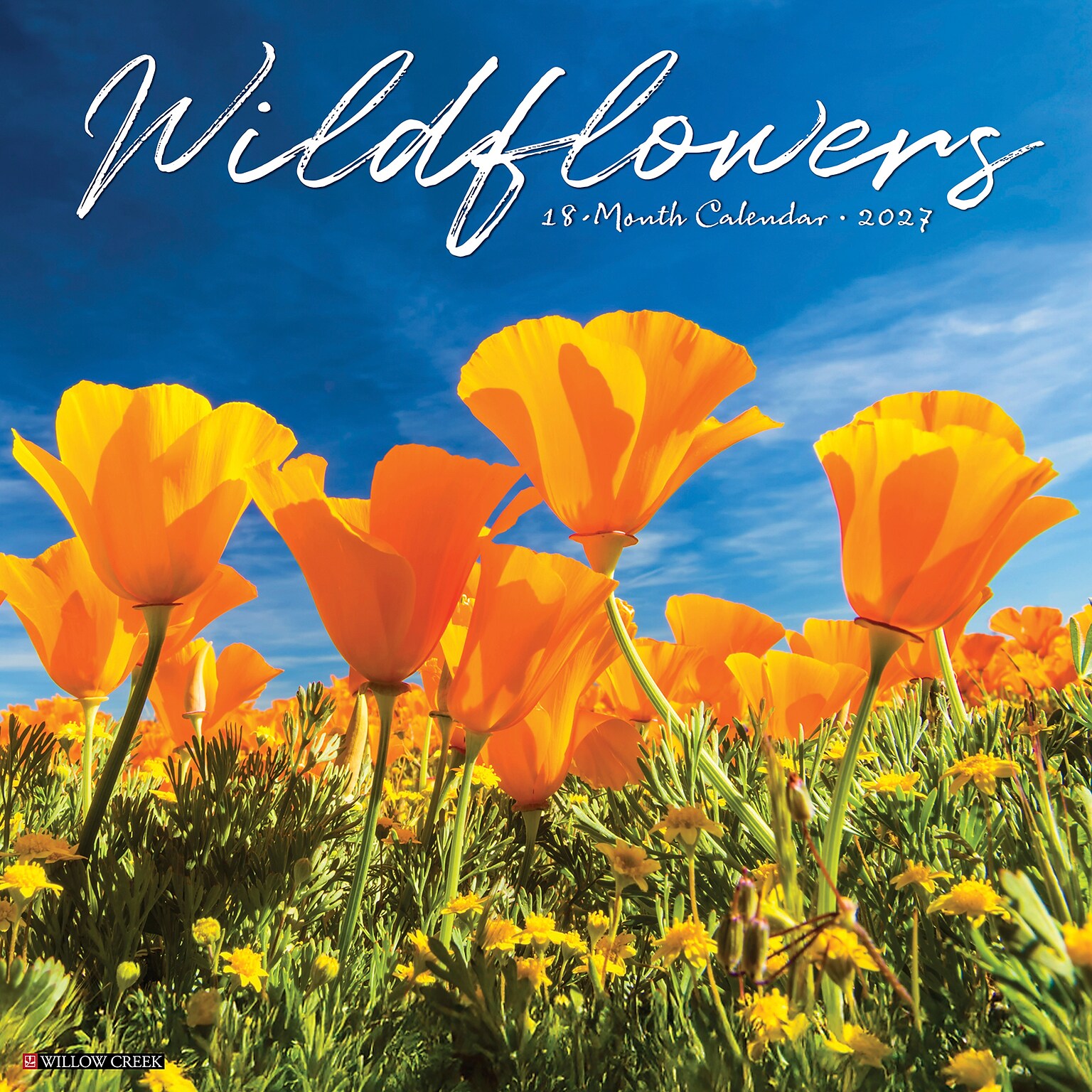 2027 Willow Creek Wildflowers 12 x 12 Monthly Wall Calendar, Assorted Colors (63026)