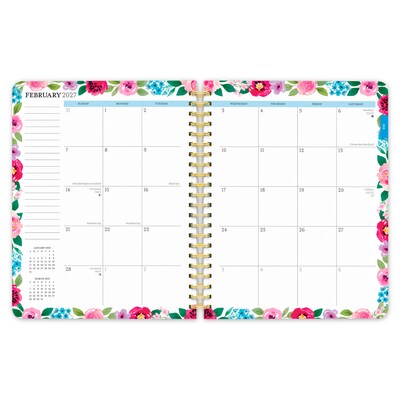 2027 BrownTrout Floral Inspirational 6.5" x 7.8" Calendar Year Weekly Standard Planner, Multicolor (9798330713042)