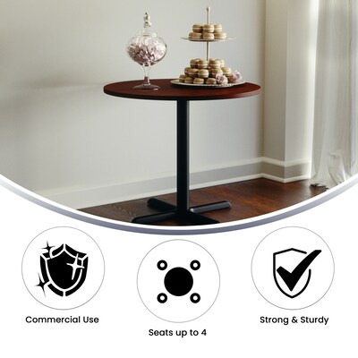 Flash Furniture 36" Round Conference Table, Cherry (GCMBLK15CHR)